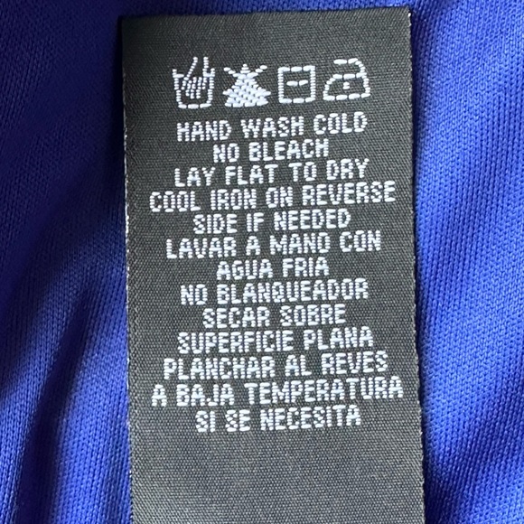 Morgan & Co. Royal Blue Long Special Occasion Dress Juniors 13 - Picture 12 of 12